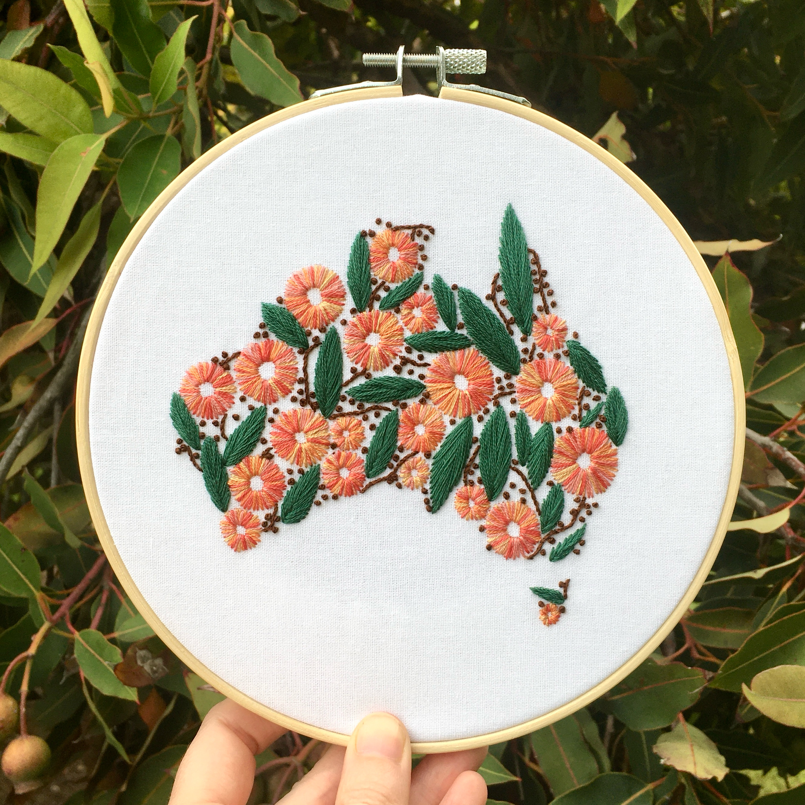 Blossoming Australia Modern Embroidery Kit