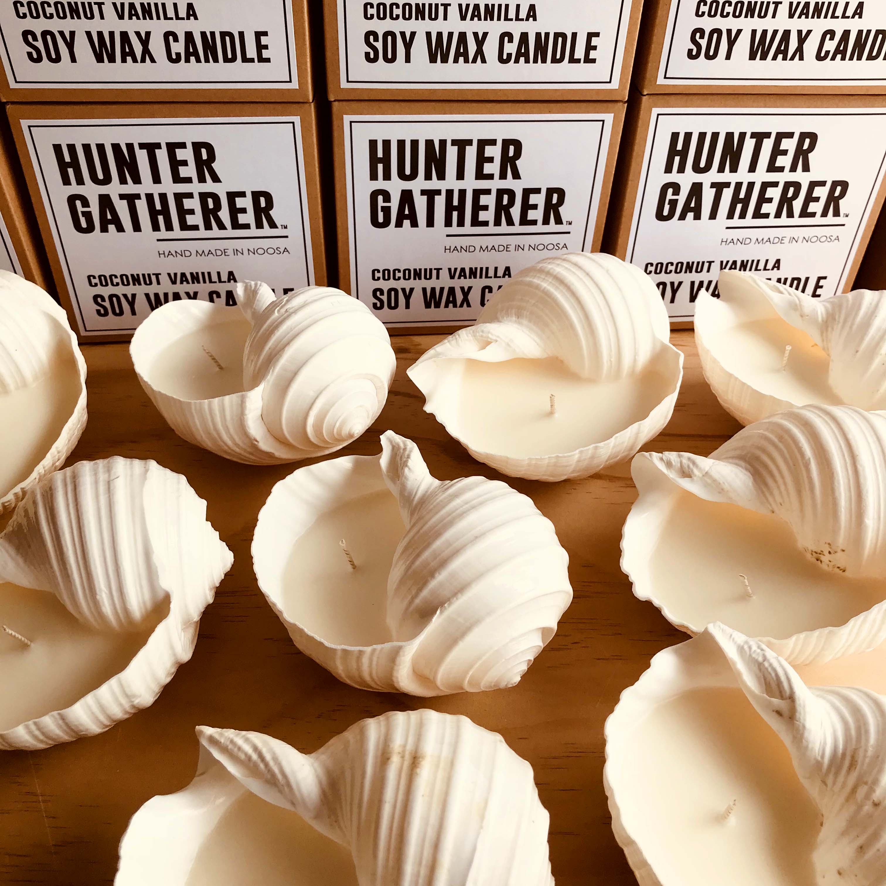 Seashell Soy Wax Candle / Tonna
