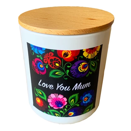 Coastal Range - Love You Mum - Soy Wax Candle Glass