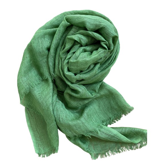 Linen Scarf Foliage 152