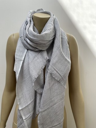 Linen Scarf Duck Egg 32