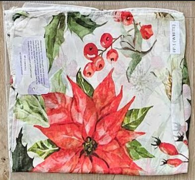Silk Long Scarf P1 White