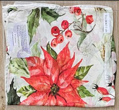 Silk Long Scarf P1 White