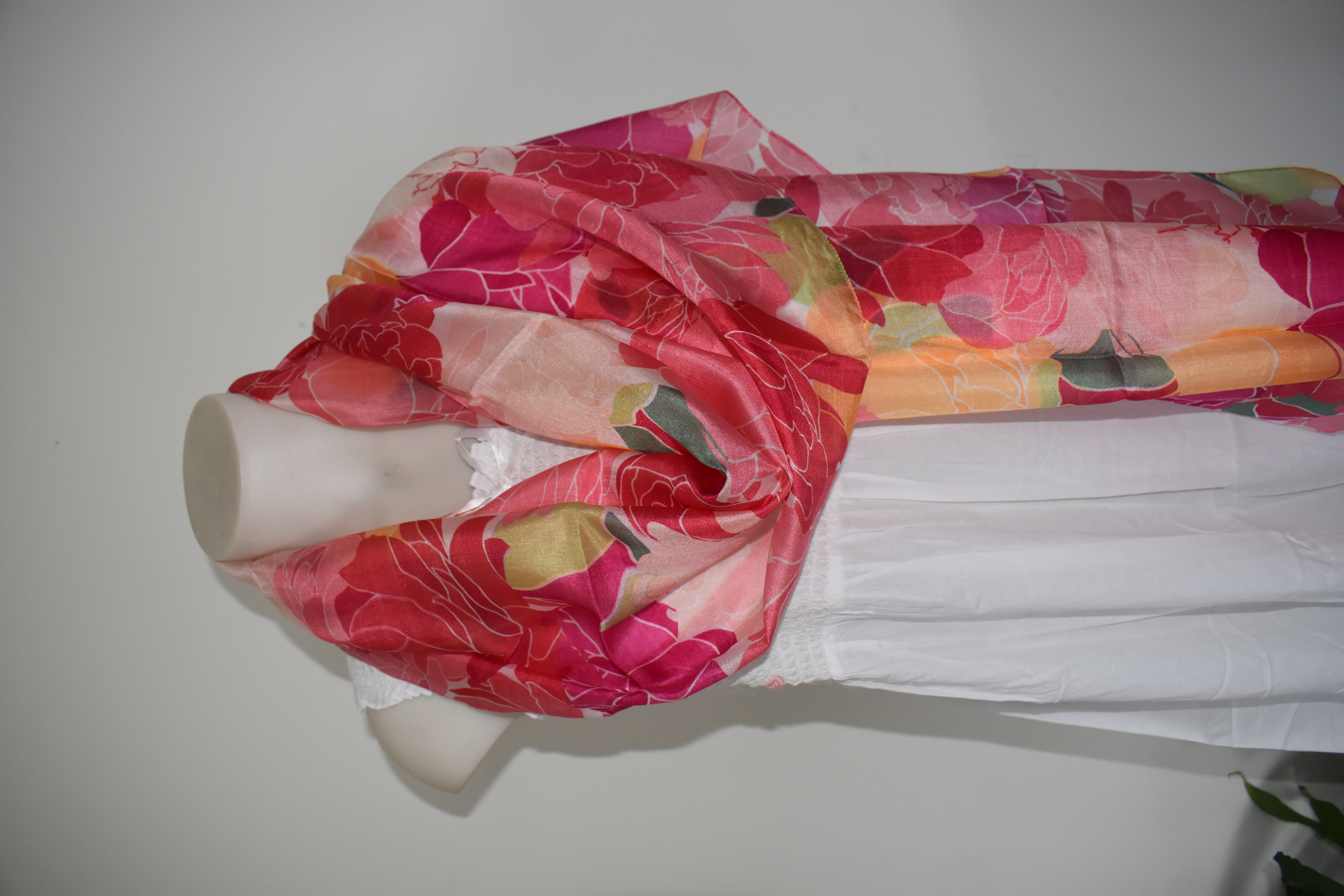 Silk Long Scarf P2 Pink