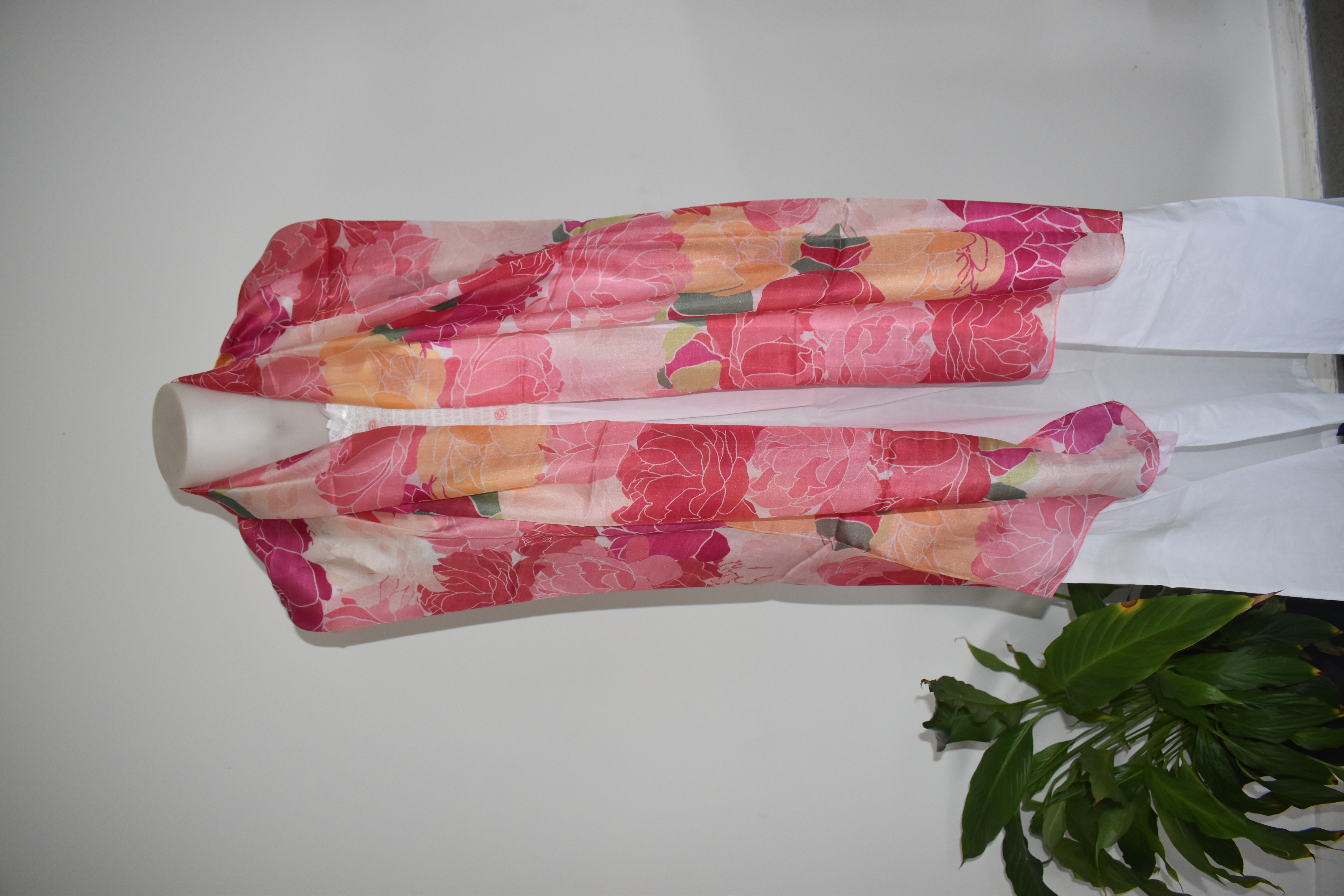 Silk Long Scarf P2 Pink