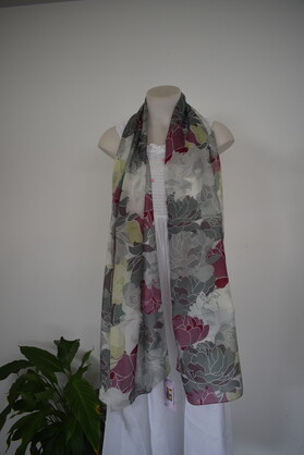 Silk Long Scarf P2 Elegance