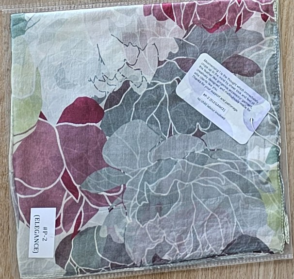 Silk Long Scarf P2 Elegance