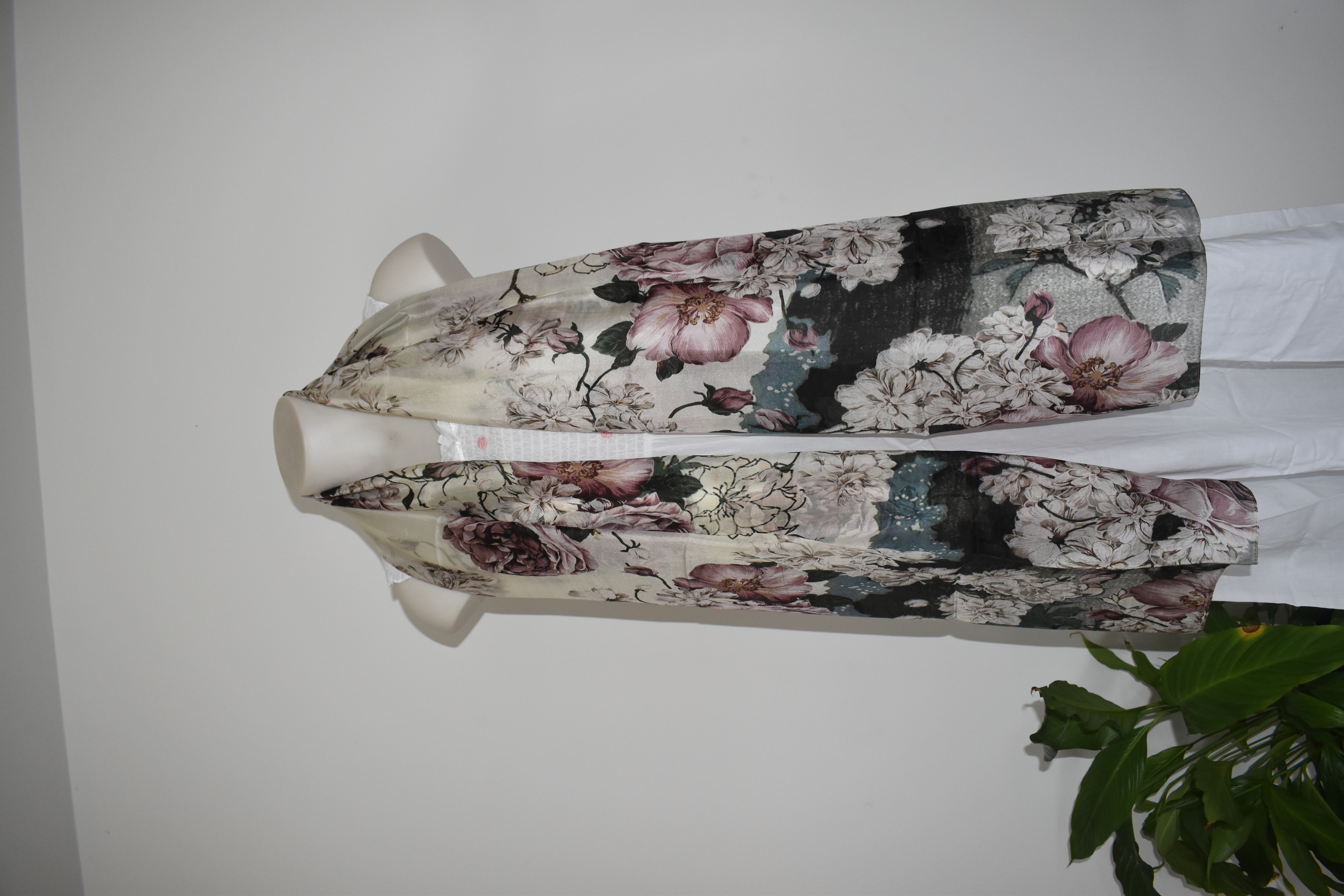 Silk Long Scarf Kate 07