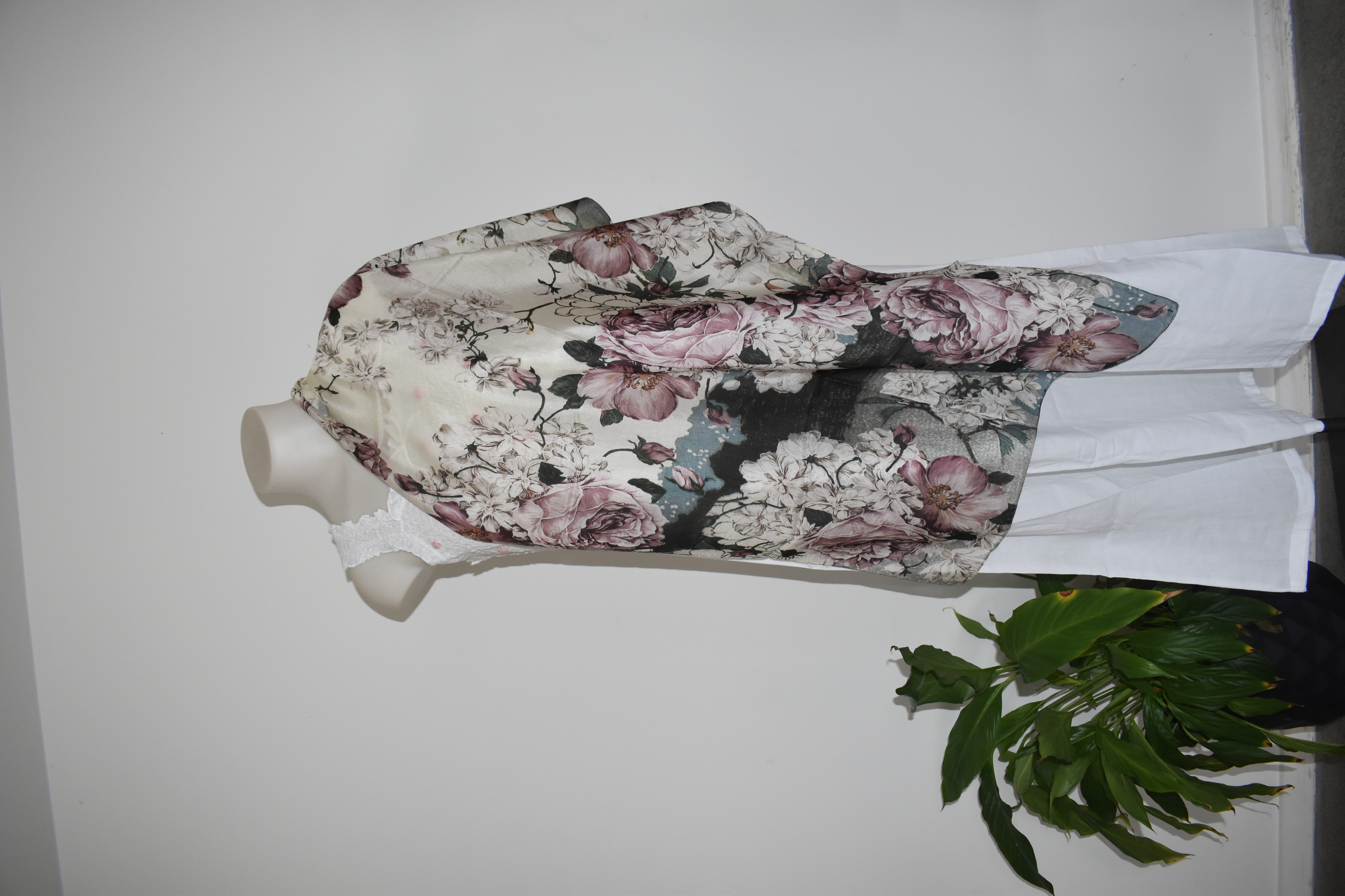 Silk Long Scarf Kate 07