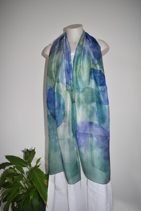 Silk Long Scarf FW 437