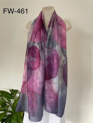 Silk Long Scarf FW 461