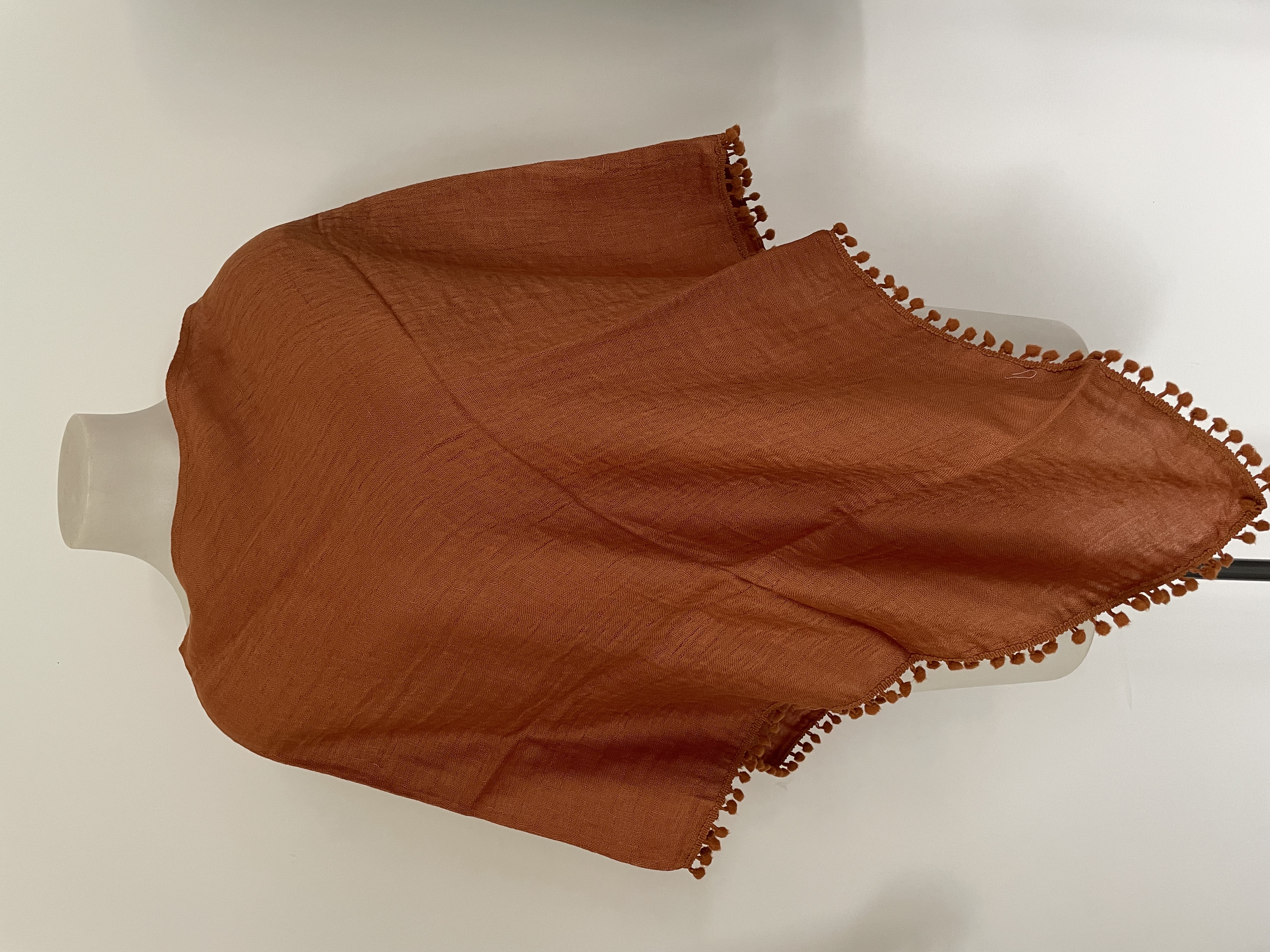 Linen Scarf Golden Oak