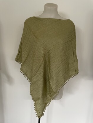 Linen Poncho Sage/Air 234 L