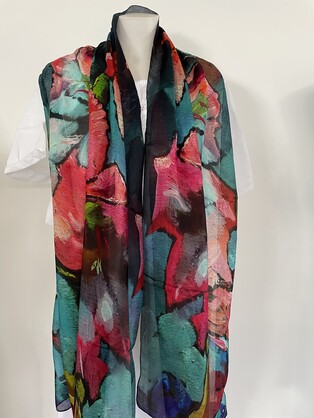 Silk Long Scarf FW-920