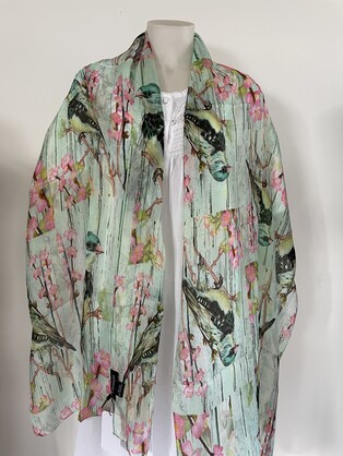 Silk Long Scarf FW-921