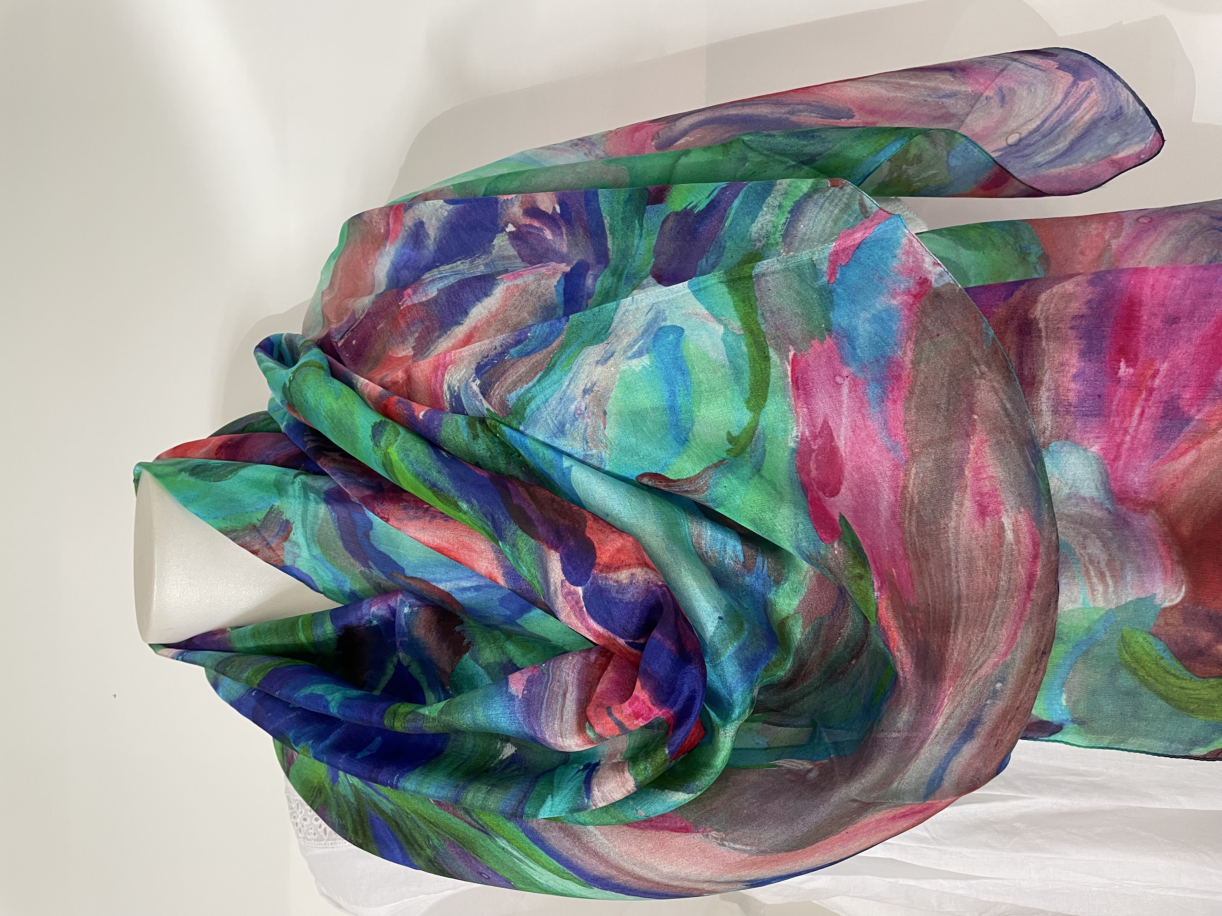 Silk Long Scarf FW-923