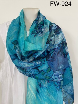 Silk Long Scarf FW-924