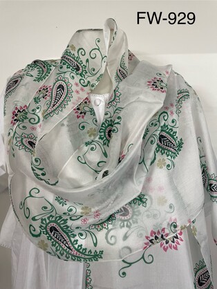 Silk Long Scarf FW-929