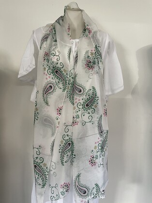 Silk Long Scarf FW-929