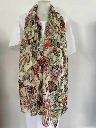 Silk Long Scarf FW-930
