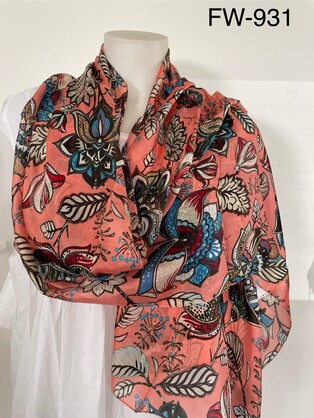 Silk Long Scarf FW-931