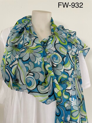 Silk Long Scarf FW-932
