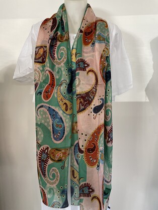 Silk Long Scarf FW-933
