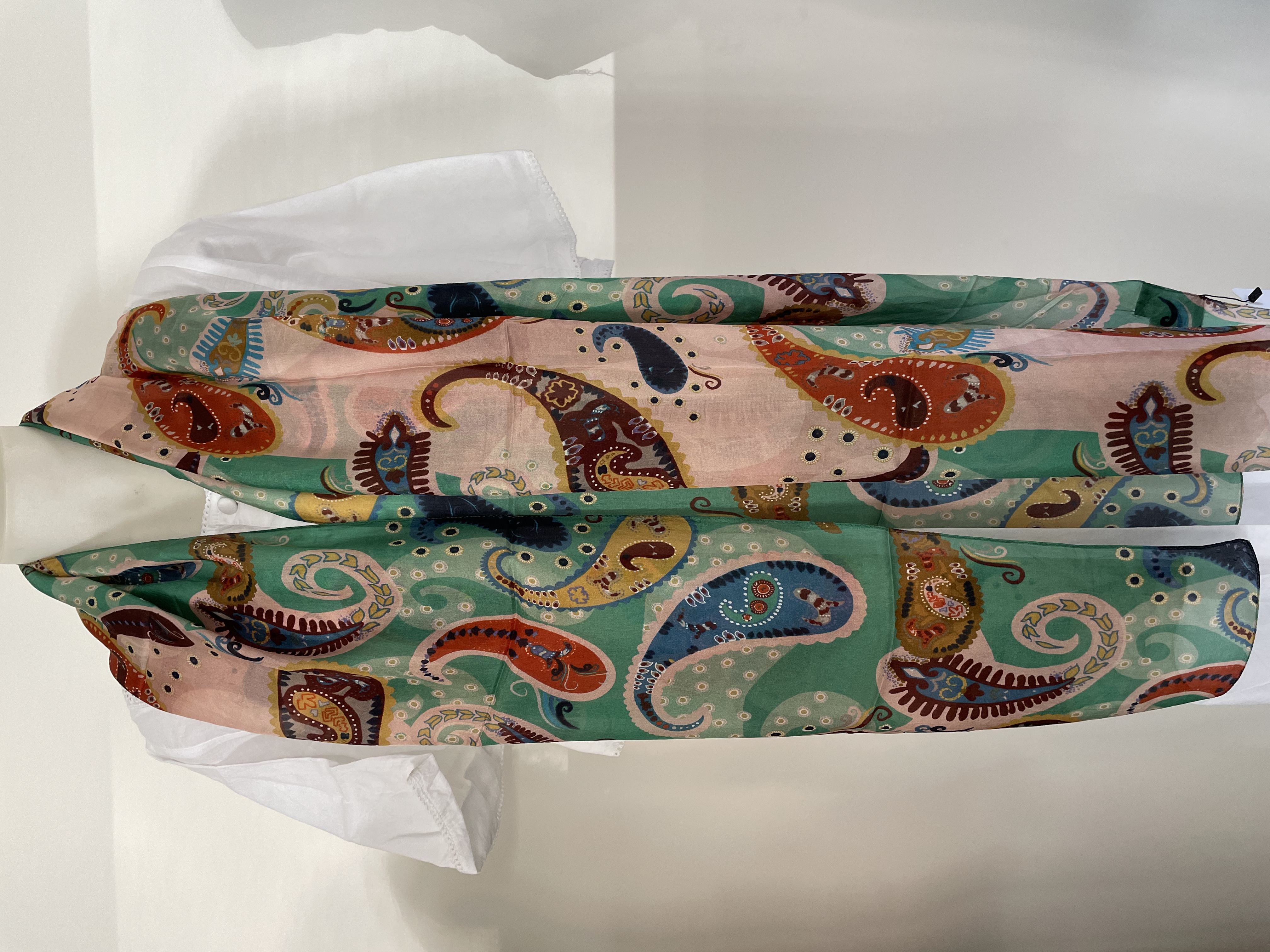 Silk Long Scarf FW-933