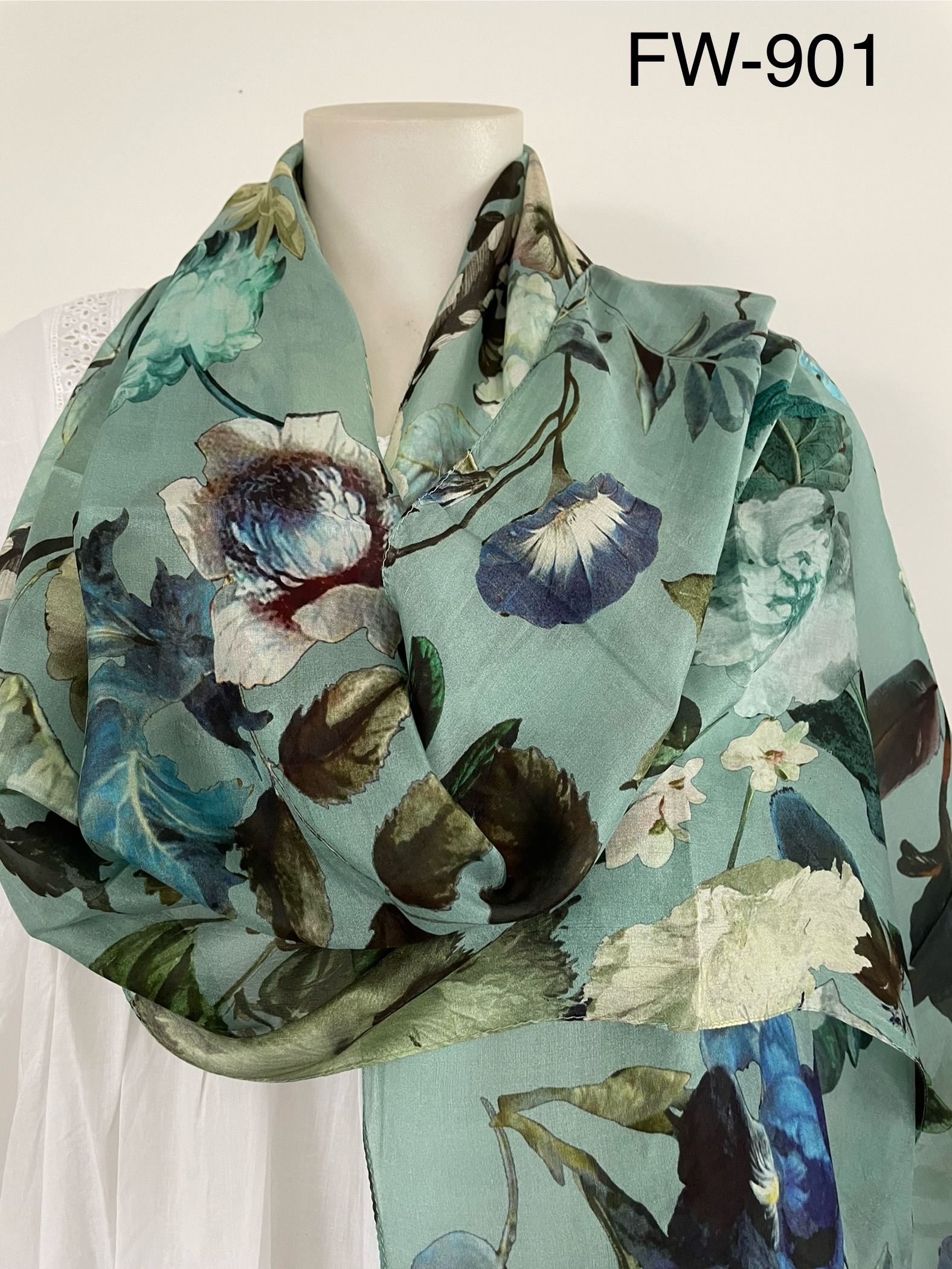 Silk Long Scarf FW 901
