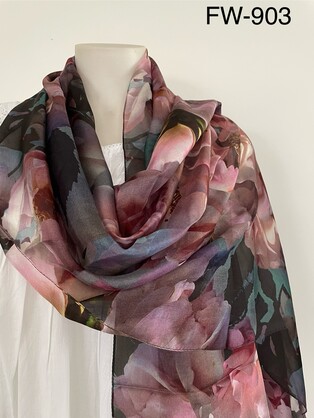 Silk Long Scarf FW 903