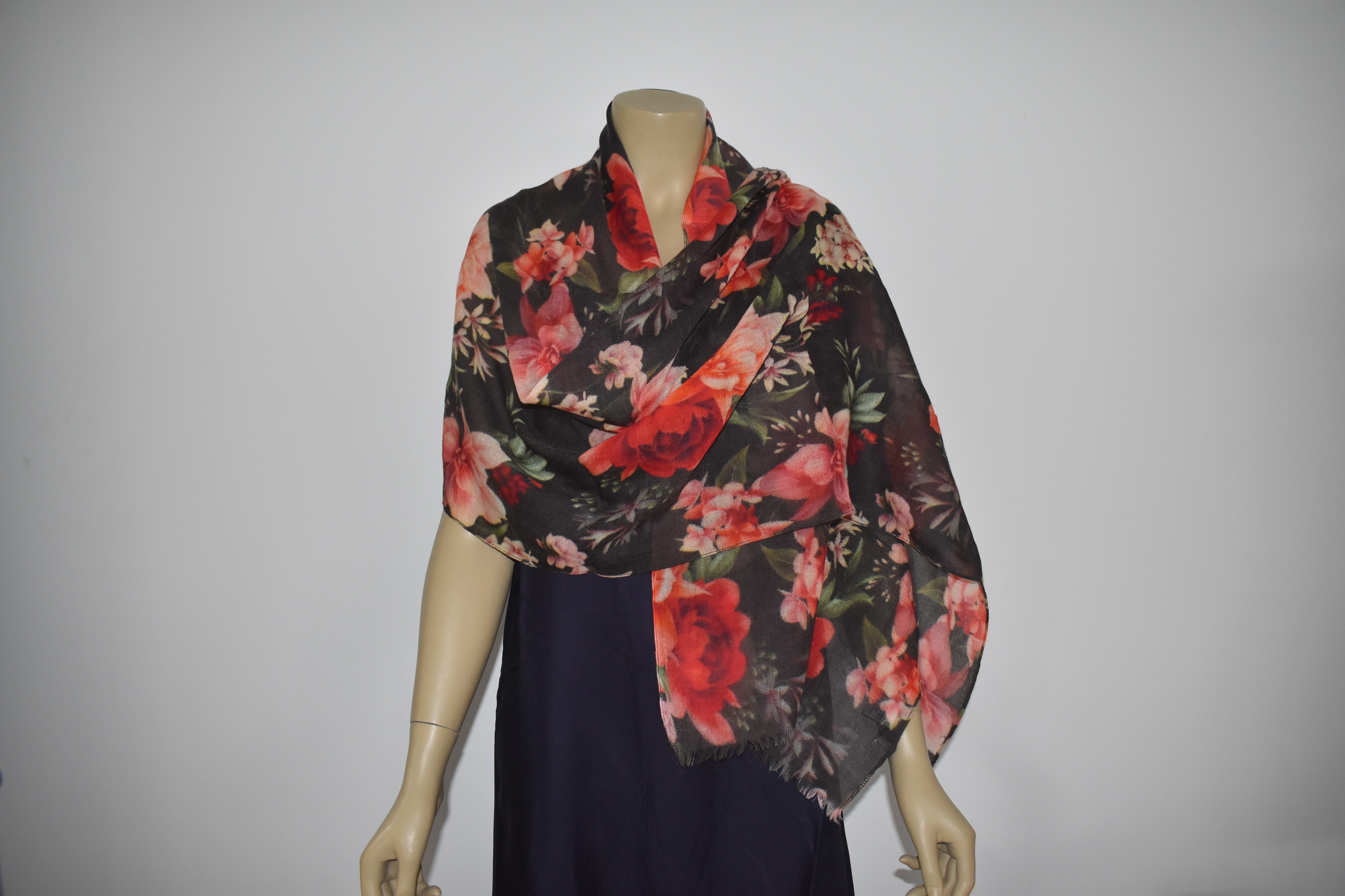 Printed Merino Wool Scarves GI-04