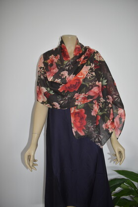 Printed Merino Wool Scarves GI-04