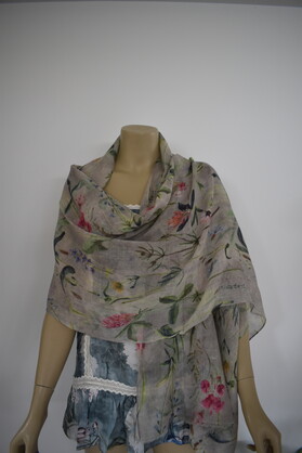 Printed Merino Wool Scarves GI-05