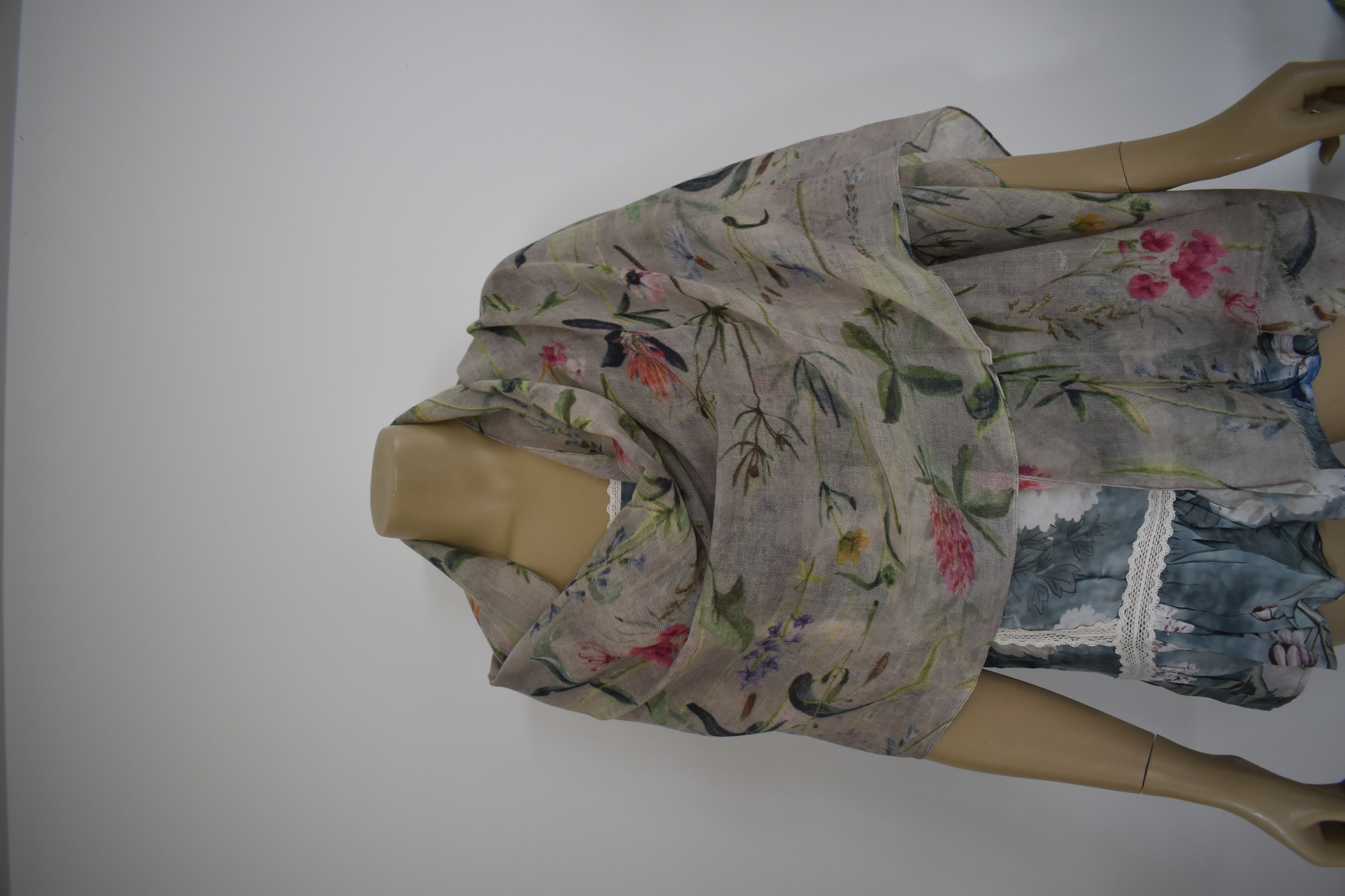 Printed Merino Wool Scarves GI-05