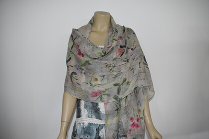 Printed Merino Wool Scarves GI-05