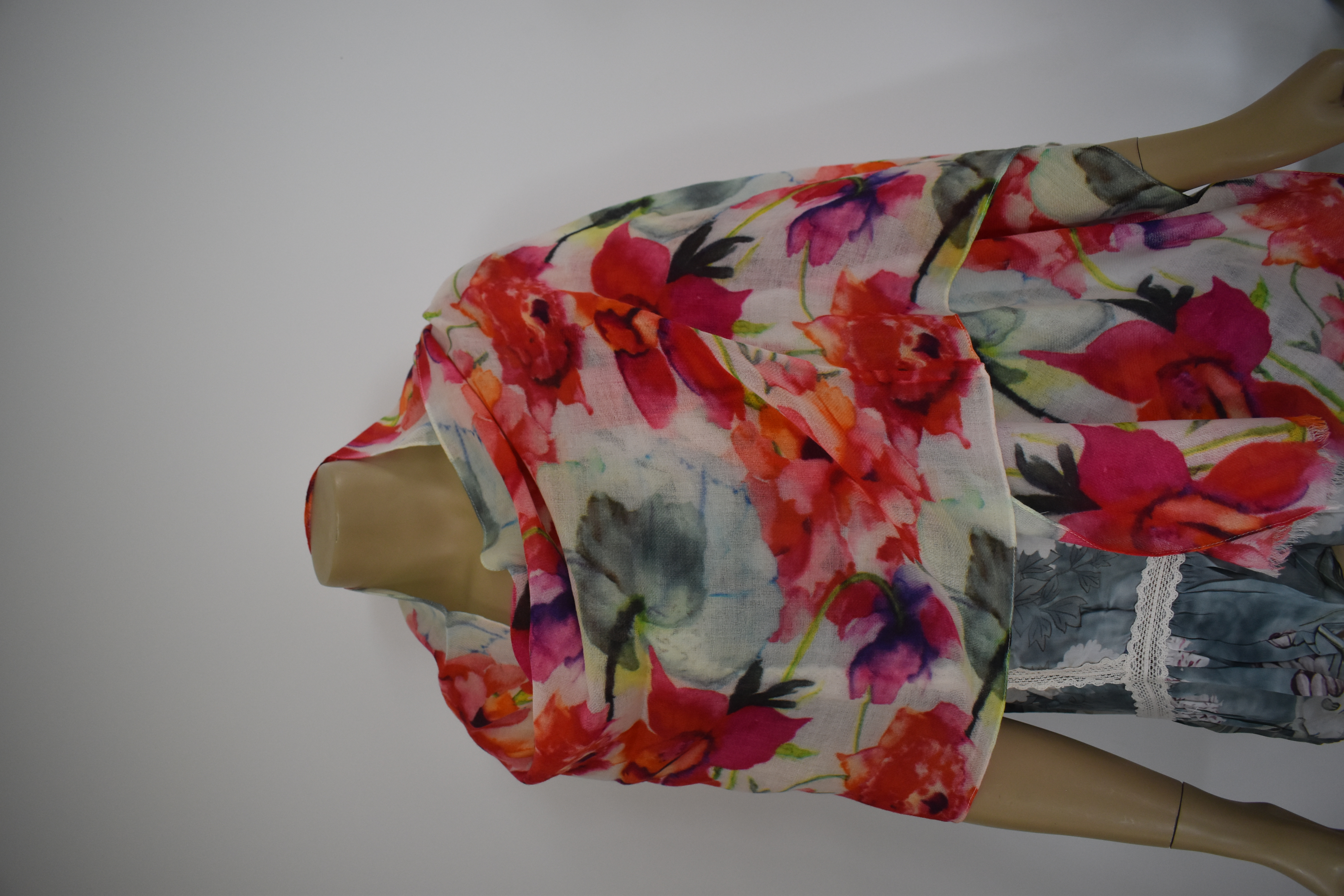 Printed Merino Wool Scarves GI-06