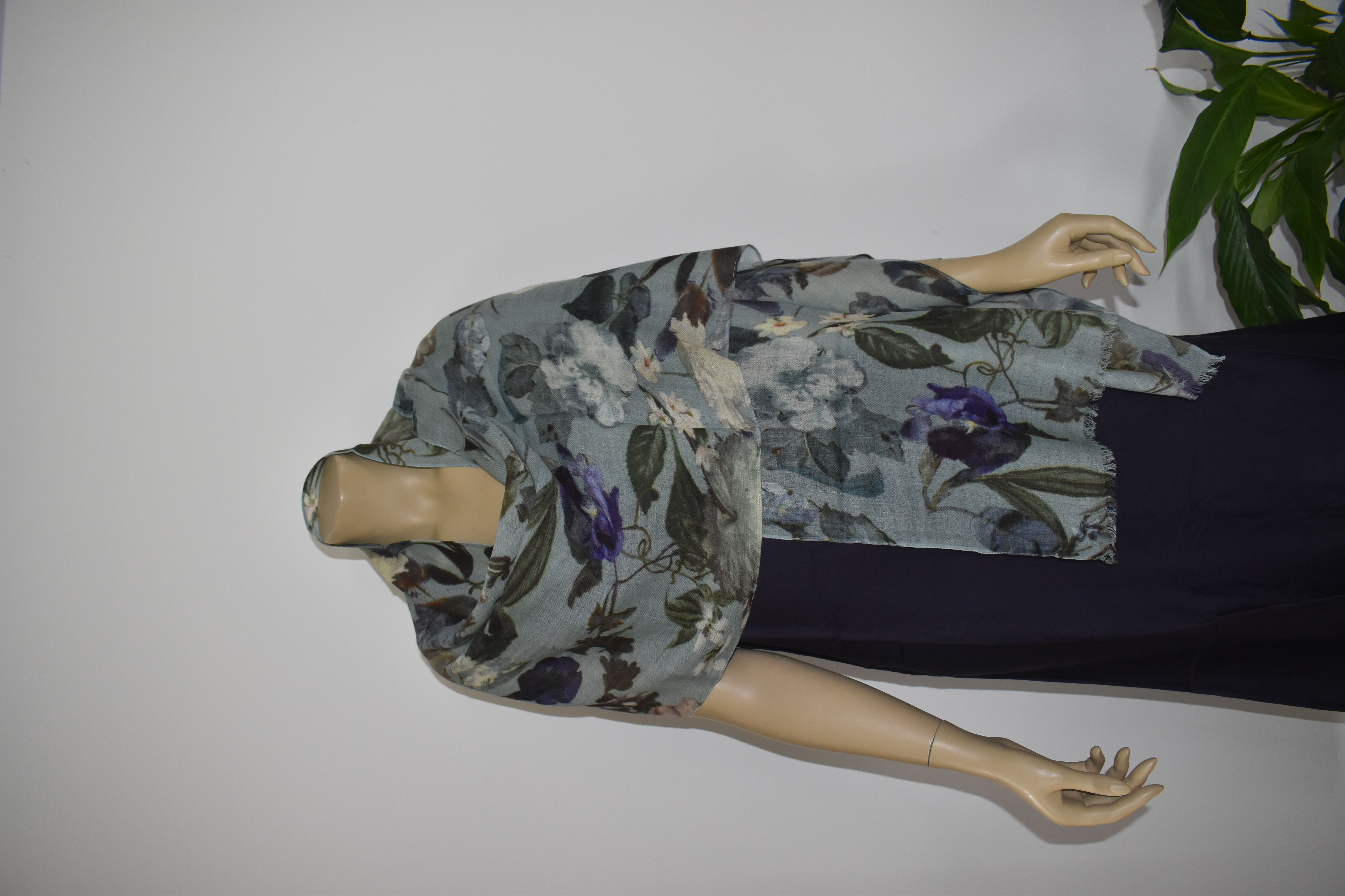 Printed Merino Wool Scarves HAB-01