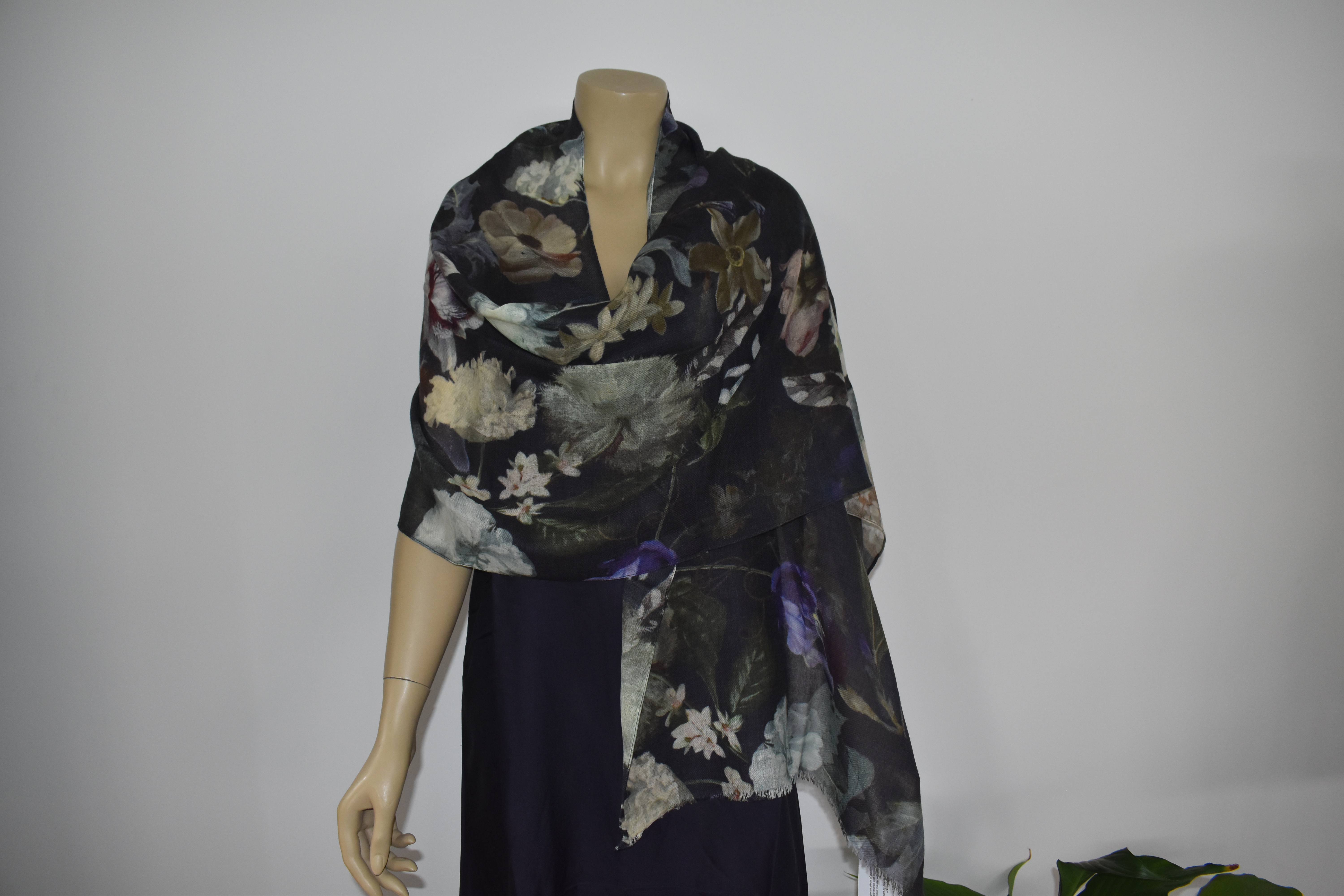 Printed Merino Wool Scarves HAB-101