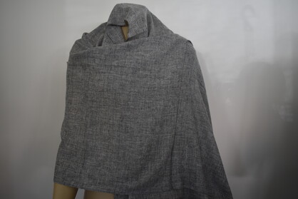 Cashmere Wool Poly Scarves Grey
