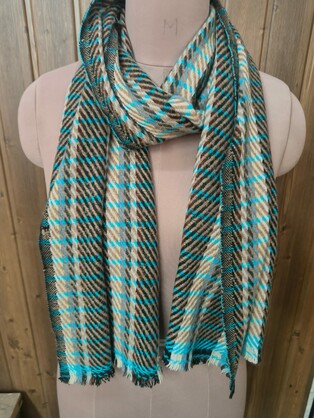 Cashmere Poly Mufflers Emerald