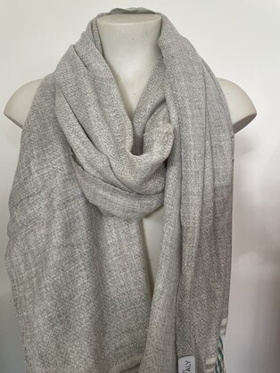 Cashmere Wool Poly Scarves Stripes/Checks A6