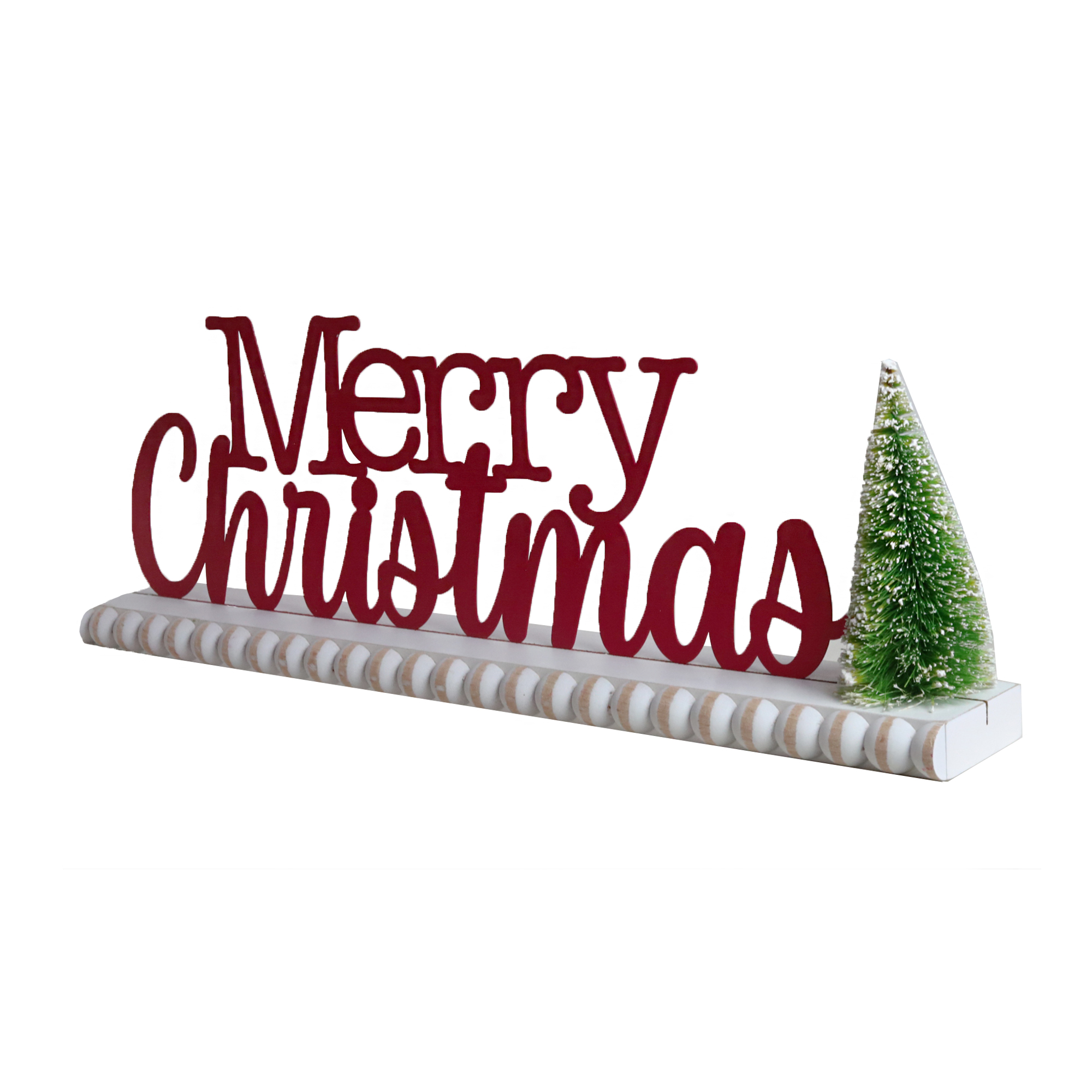 JX6176 |  'Merry Christmas' 3D Red Lettering Christmas Decorations
