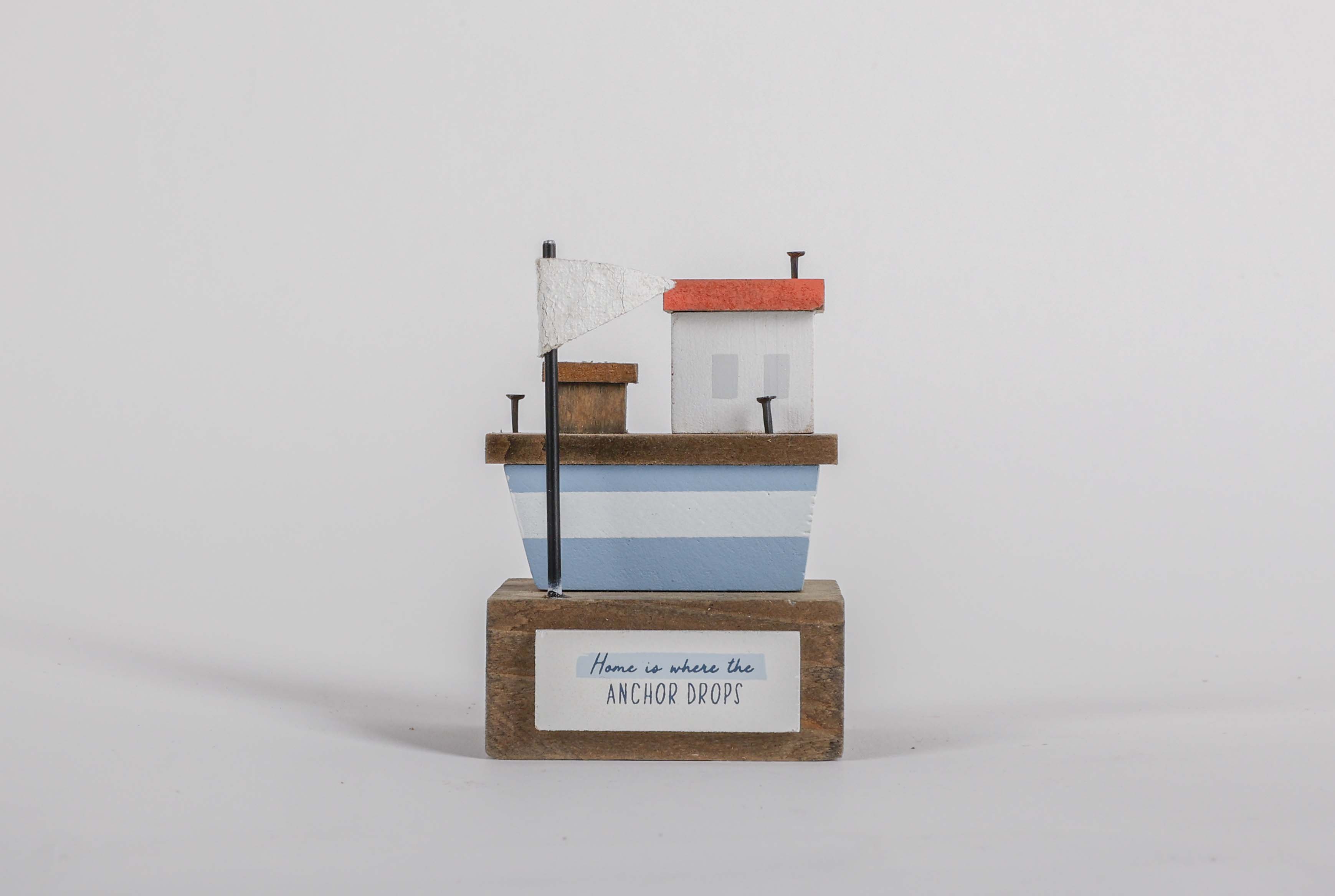 Wholesale JX270 "Home is Where the Anchor Drops" Nautical MDF Home