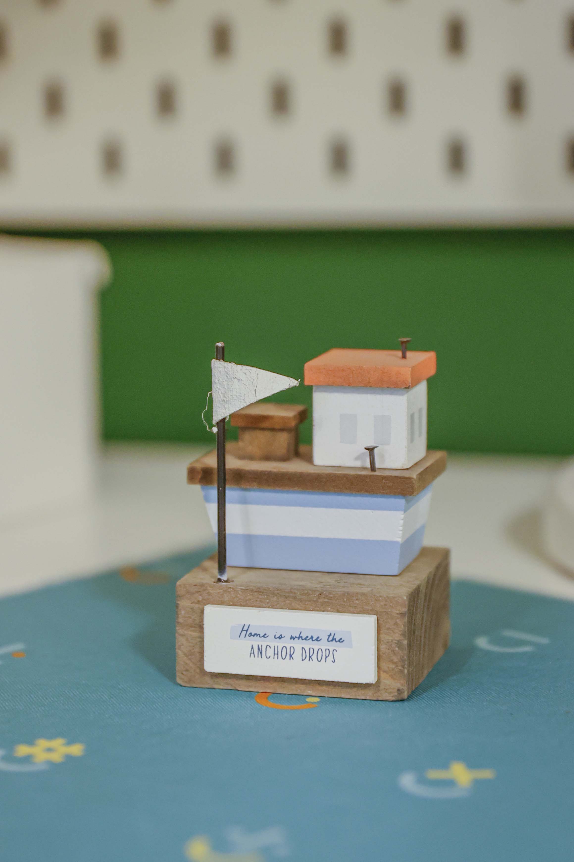 Wholesale JX270 "Home is Where the Anchor Drops" Nautical MDF Home