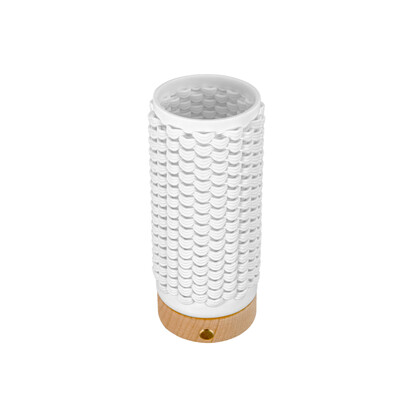 JMA002 |PORC 3D PRINTING NIGHT LIGHT W/WOODEN BASE