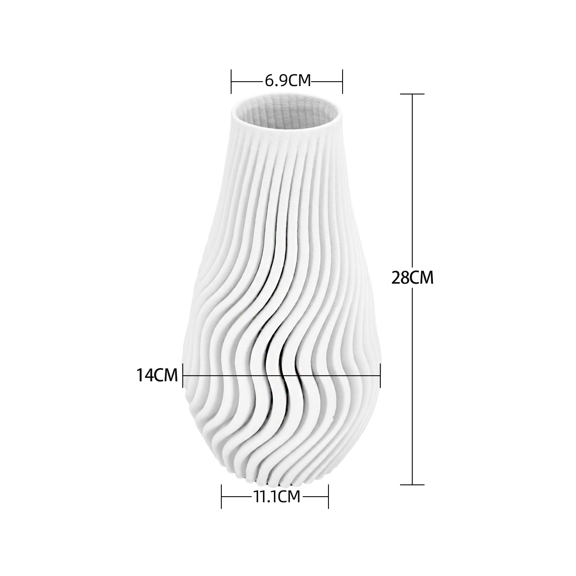JMA003/PORC 3D PRINTING VASE