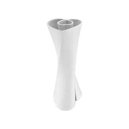 JMA004/LG PORC 3D PRINTING HEART VASE