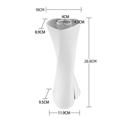 JMA004/LG PORC 3D PRINTING HEART VASE