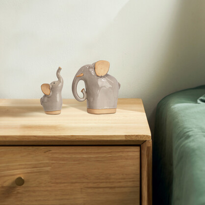 JMA013/2PCS PORC ELEPHANT SET