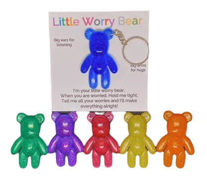 Little Worry Bear Key RIng